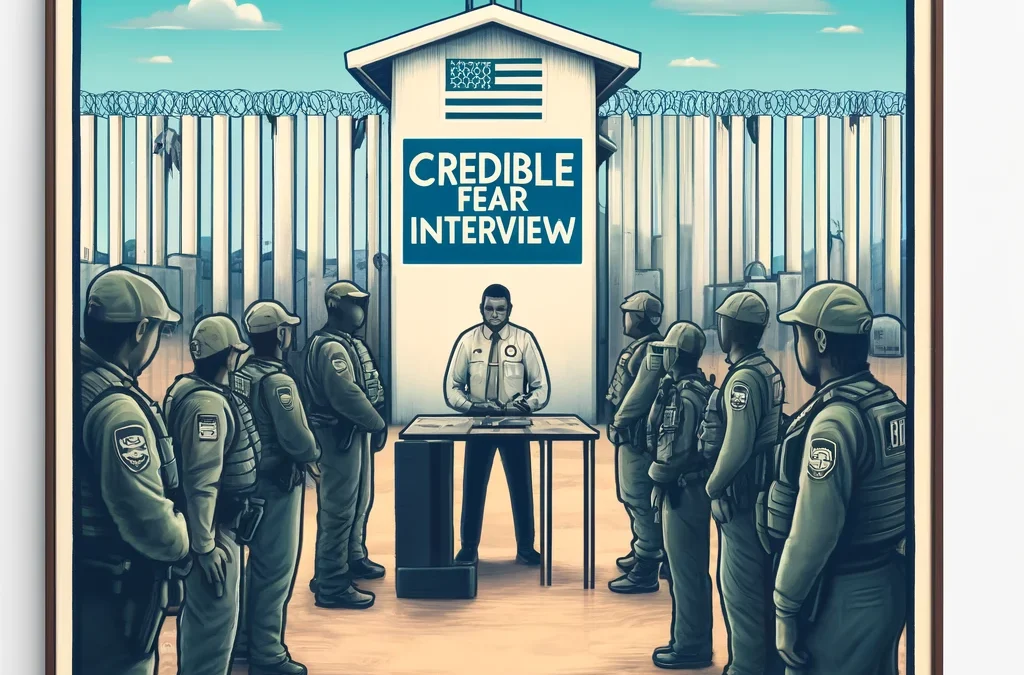 Как  проходит интервью на страх при запросе политического убежища на границе США?